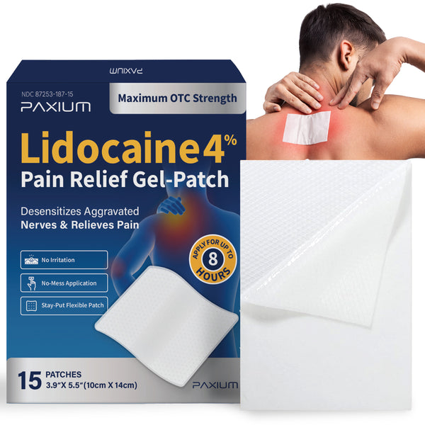 Lidocaine Pain Relief Patch Starter Pack (10 Count)