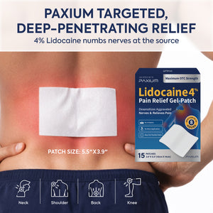 Lidocaine Pain Relief Patch Starter Pack (10 Count)