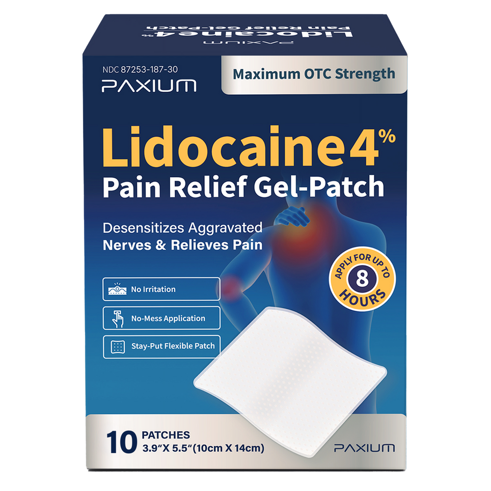 Lidocaine Pain Relief Patch Starter Pack (10 Count)