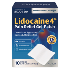 Lidocaine Pain Relief Patch Starter Pack (10 Count)